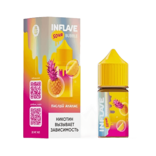Кислый ананас 20мг INFLAVE BUBBLE SALT 30мл Жидкость