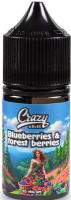 Жидкость для ЭСДН CRAZY CHILL SALT 3мл 20мг Голубика и лесные ягоды Hard