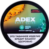 Жевательный табак ADEX CLICK 9гр. БАНАН+МЕНТОЛ STRONG