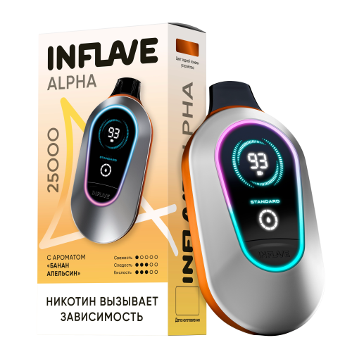 INFLAVE ALPHA 25000 2% Банан Апельсин