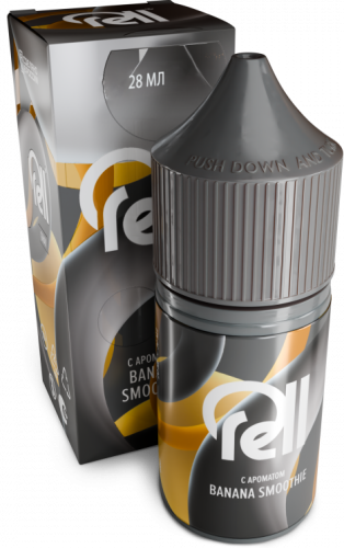 Жидкость для очистки картриджей ЭСДН RellGray с ароматом бананового смузи