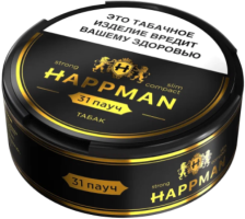 Жевательный табак HAPPMAN slim compact Кофе STRONG М
