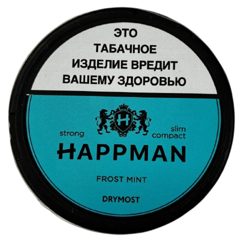 Жевательный табак HAPPMAN DryMost Frost Mint STRONG М