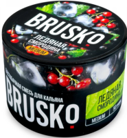 Бестабачная безникотиновая смесь BRUSKO 50гр. Ледяная смородина