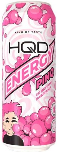 Энергетик "HQD", 0,45л, Ж/Б PINQ