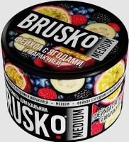 Бестабачная безникотиновая смесь BRUSKO 50гр. Фейхоа с ягодами и маракуйей