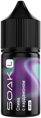 Plum Cardamon/ Слива с кардамоном 20мг SOAK SALT 30мл Жидкость