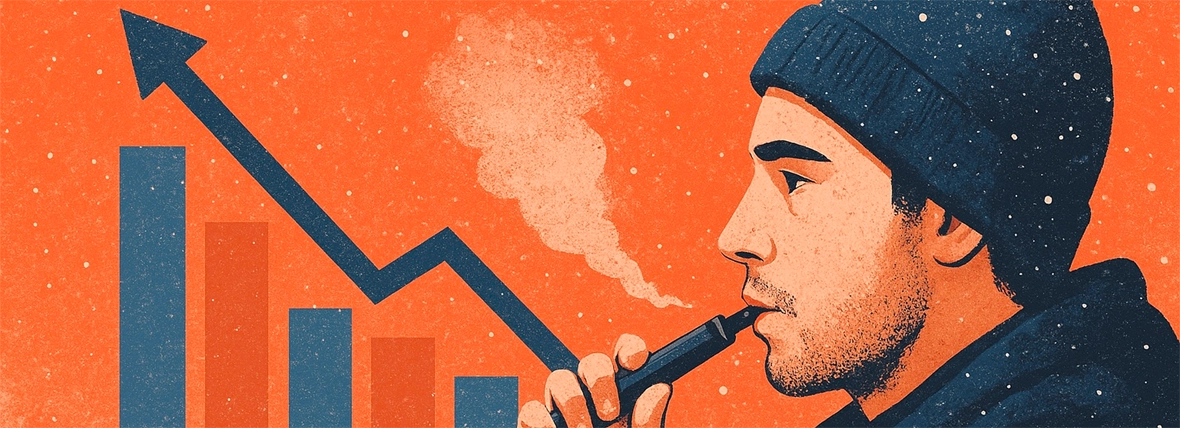 Всё наоборот: рост ЭСДН на фоне стагнации курения