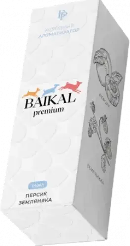 Ароматизатор для 30мл BAIKAL premium Персик земляника