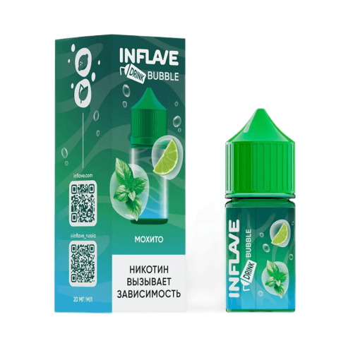 Мохито 20мг INFLAVE BUBBLE SALT 30мл Жидкость