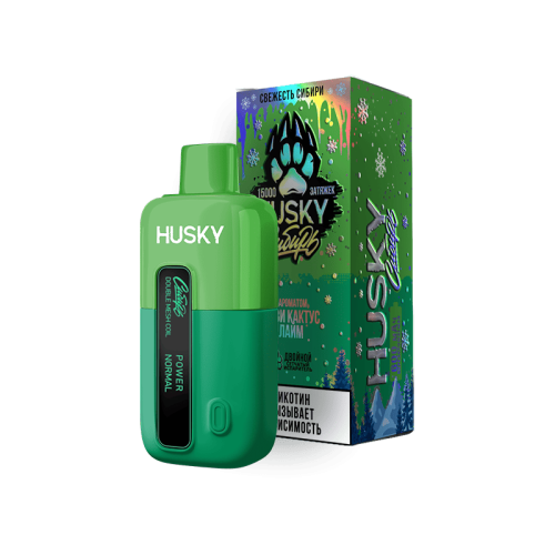 ЭСДН HUSKY СИБИРЬ 15000 2% КИВИ, КАКТУС, ЛАЙМ