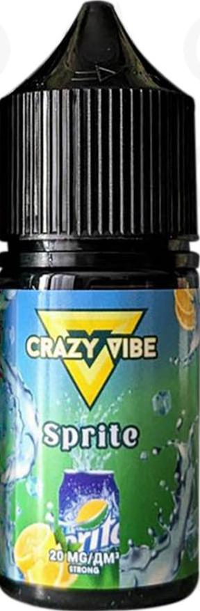 Жидкость для ЭСДН CRAZY VIBE SALT 3мл 20мг Sprite (Спрайт)