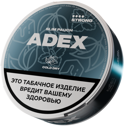 Жевательный табак ADEX SLIM 9гр. АЙС КУЛ STRONG