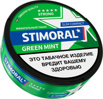 Жевательный табак STIMORAL SLIM COMPACT GREEN MINT