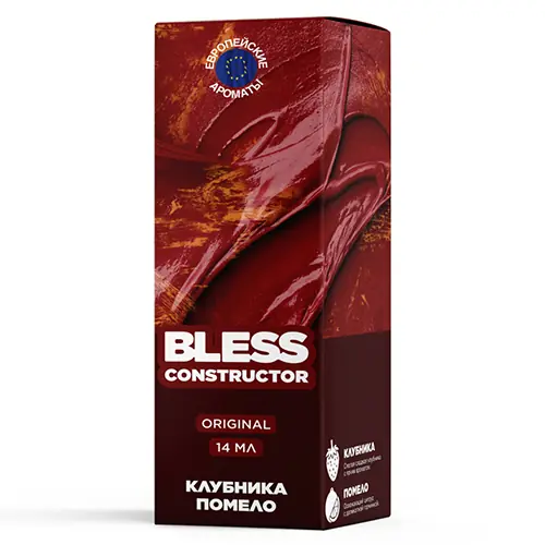 Ароматизатор для 30мл BLESS CONSTRUCTOR Клубника помело