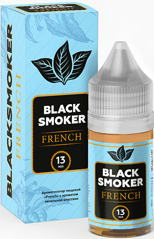 Ароматизатор для 30мл BLACK SMOKER FRENCH (Пепельной классика)