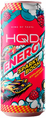 Энергетик "HQD", 0,45л, Ж/Б Sparky Boom