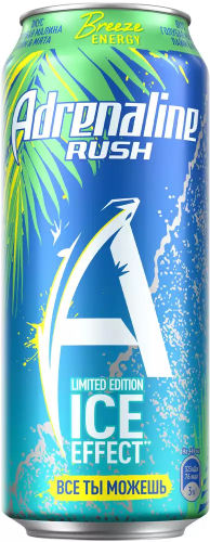 Энергетик "Adrenaline", 0,449л, Ж/Б Breeze