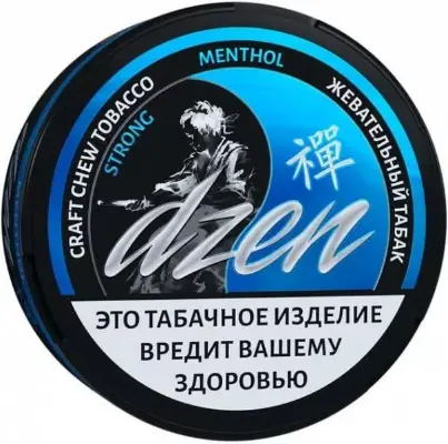 Жевательный табак DZEN 9гр SLIM MENTHOL STRONG М